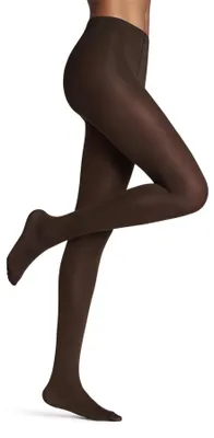 Image de Collant pour femmes FALKE, modèle "Seidenglatt", 40 den, opaque à mi-cuisse, effet brillant