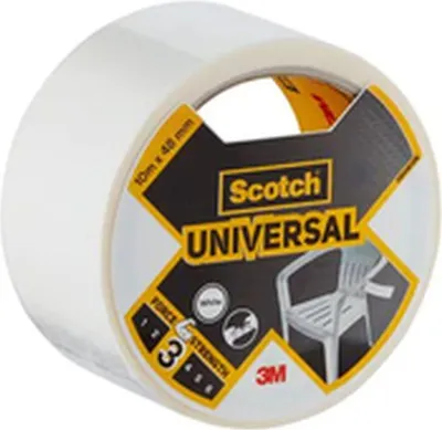 Produktbild von 3M Universal, Weiß, Bündelung, Befestigung, Schützend, Reparatur, Versiegelung, 10 m, 48 mm, 6 Stück(e)