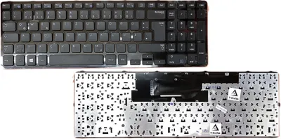 Imagen del producto de Teclado alemán para portátil, con marco brillante, versión 2. Compatible con Samsung NP355E5C-A02IT