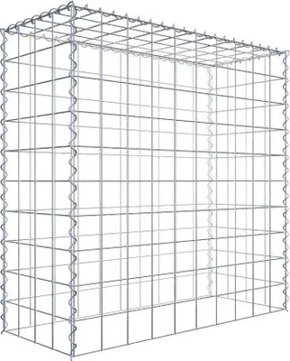 Produktbild von Anbaugabione Typ 3 100 cm x 100 cm x 40 cm (L x H x T), Maschenweite 10 cm x 10 cm, Spirale