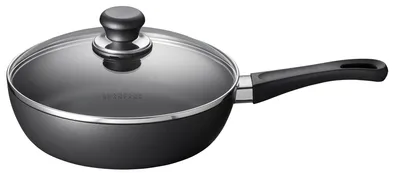 Produktbild von SCANPAN Schmorpfanne / Sauteuse mit Deckel Classic Induction ø 24 cm / 2 Liter - geeignet für alle Wärmequellen - Standard Antihaftbeschichtung