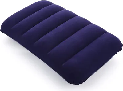 Produktbild von 46x30 cm Aufblasbares Campingkissen Strandkissen Leichtes Reisekissen Beflocktes Luftkissen Sitzkissen für Büro Outdoor Wandern