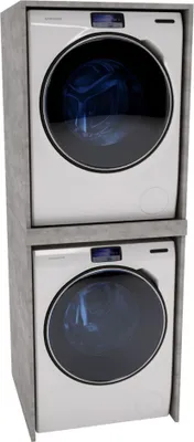Produktbild von Waschmaschinenumbauschrank SLIM Waschmaschinenschrank für Waschmaschine & Wäschetrockner