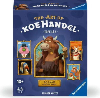Image de Ravensburger Jeu de cartes Kuhhandel 40 Jahre Jubilumsausgabe Kunst Kühe