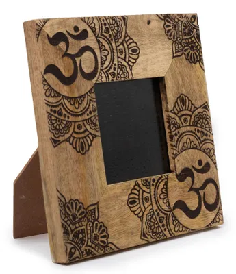 Imagen del producto de Pequeño Marco de Madera de Mango (para 10x15cm) 20x20x2cm - Mandala