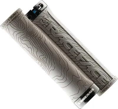 Zdjęcie produktu dla Race Face Griffe grey Grip half Nelson z blokadą, XC / AM / DH
