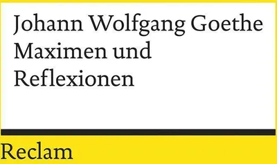 Obrázek produktu pro Maximen und Reflexionen