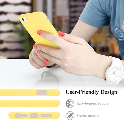Obrázek produktu pro Cadorabo DE-150823, Apple, Apple iPhone 5 / 5S / SE 2016, Žlutá