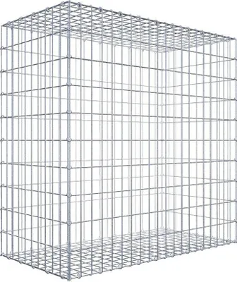 Produktbild von Gabione 100 cm x 100 cm x 50 cm (L x H x T), Maschenweite 5 cm x 10 cm, C-Ring