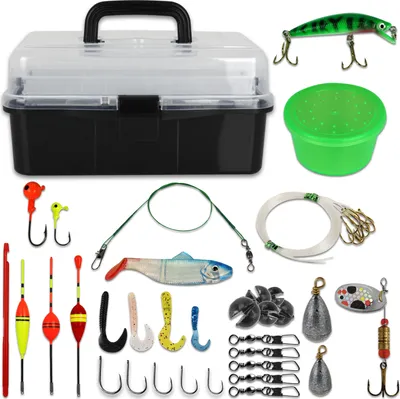 Produktbild von Angelkoffer mit Zubehör 115tlg. Angelset