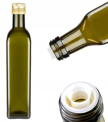 Productafbeelding van Bimberek MARASCA glazen fles met schenktuit voor olie, 500 ml