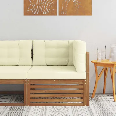 Produktbild von "Summerschlussverkauf "Outdoor Ecksofa/Gartenlounge 1 PC - CLORIS - für Terrasse/Balkon - /Couchgarnitur - CLORIS - Outdoor-Möbel - für Garten/Terrasse - Massivholz Akazie Natur - Gartensofas DEMöbel741179