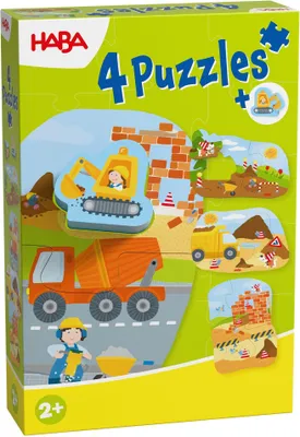 Produktbild von 4 erste Puzzles - Baustelle