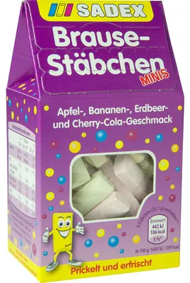 Produktbild von Sadex Brause-Stäbchen Minis 125g