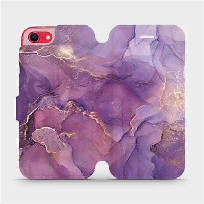 Immagine prodotto di Custodia per cellulare con sportellino per iPhone SE 2020, Mobiwear Book, viola