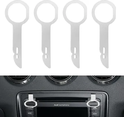 Produktbild von flintronic Auto Zierleistenkeile, 4 Stück Hebelwerkzeug Auto Set, Demontage Werkzeug Innenraum Verkleidung, Werkzeug für Fahrzeug Innen Verkleidung Reparatur Zierleisten Keil Clip Löser