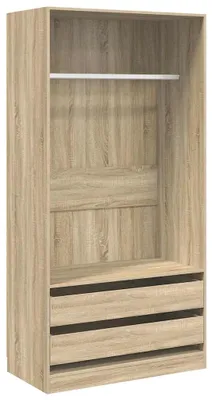 Obrázek produktu pro vidaXL Šatní skříň Sonoma Dub 100x50x200 cm výrobek ze dřeva
