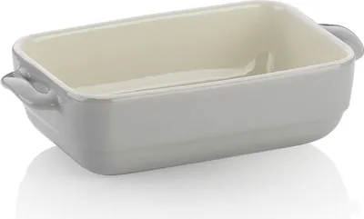 Produktbild von KELA Servier- und Backform Malin Keramik hellgrau 22,5x12,5x6,0cm KL-15291