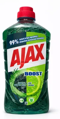 Obrázek produktu pro Ajax Płyn do mycia podłóg i powierzchni aktywny węgiel i limonka 1L
