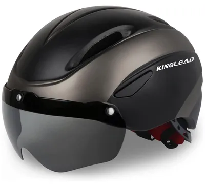 Immagine prodotto di KINGLEAD Casco da ciclismo da uomo e da donna con visiera magnetica