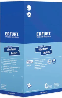 Produktbild von Erfurt Vliesfaser Tapete Protect 214 weiß 10,05 x 53 cm überstrichbar
