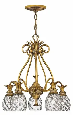 Produktbild von Casa Padrino Luxus Barock Messing Kronleuchter Bronze Ø 56 x H. 62,2 cm