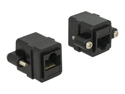 Productafbeelding van Delock 85124 RJ45 Adapter Delock RJ45 -> RJ45 Bu/Bu Cat6 ungeschirmt Einb