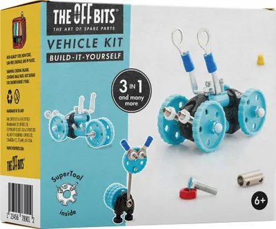 Obrázok produktu pre THE OFFBITS Stavebnica Vozidlo Kovová stavebnica Modré auto