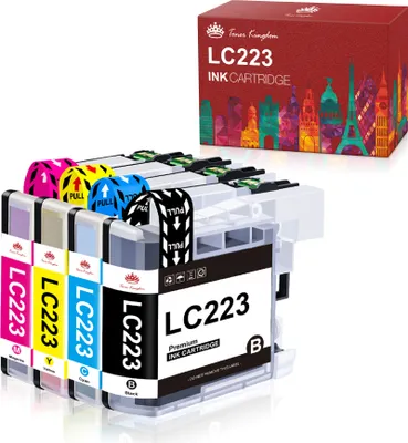 Produktbild von 4er Set LC223 Druckerpatronen Ersatz für Brother LC223XL LC223 XL LC-223 MFC-J5320DW J5620DW J5720DW J5625DW J4625DW DCP-J4120DW DCP-J562D