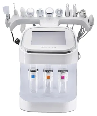 Zdjęcie produktu dla Urządzenie Hydro Beauty, wielofunkcyjny zabieg na twarz, odmładzanie skóry, BIAŁY