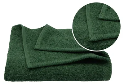 Produktbild von Handtuch - Badetuch - Dunkelgrün - 500g/m² - Baumwollhandtuch - 100% Baumwolle