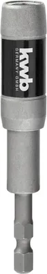 Zdjęcie produktu dla kwb 100500, Końcówka sześciokątna, 25,4 / 4 mm (1 / 4"), Końcówka sześciokątna, ISO 1173, 1 szt., Blister