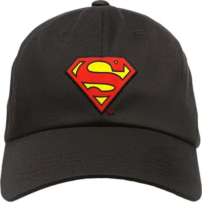 Produktbild von Superman Cap Uni Metal-Kids - Logo schwarz S