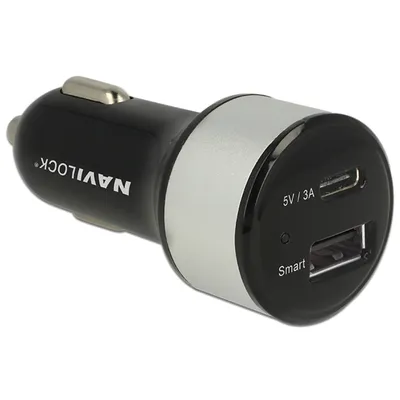 Produktbild von Navilock 62782, Auto, Gleichstrom, 5 V, Schwarz