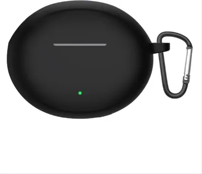 Image de INF Étui de protection en silicone pour OPPO Enco Air4 Pro - Anti-traces, antichoc Le noir