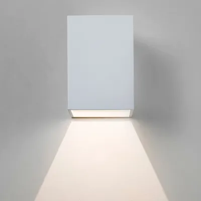 Produktbild von Oslo 100 - LED 1 Light Outdoor Kleine Wandleuchte Strukturiert Weiß IP65