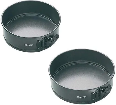 Produktbild von Famanu Kuchenform Set 2 Stück, 23 und 20 cm, mit Antihaftbeschichtung, robustem Kohlenstoffstahl