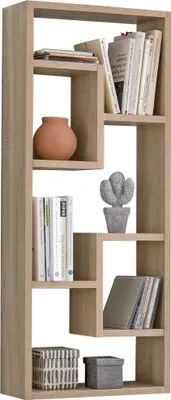 Produktbild von Wandregal Sonoma 36x90x13,5 cm Holz Design Hängeregal modern | Wandboard freischwebend | Holzregal Regal für die Wand | Bücherregal schmal | Dekoregal Schweberegal hoch