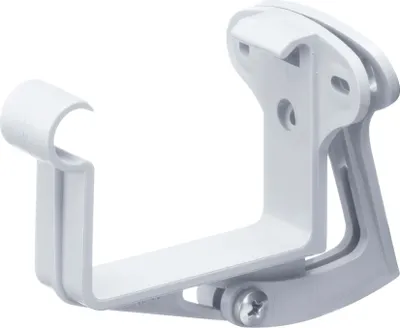 Produktbild von INEFA Stirnbretthalter justierbar, kastenrinne NW68 / 68mm, Weiß Dachrinnenhalter Dachrinnenzubehör, einfache Montage,  Germany