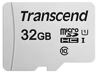 Produktbild von Transcend microSDHC 300S-A  32GB Class 10 UHS-I U1