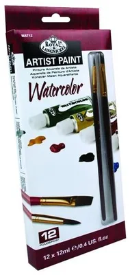 Zdjęcie produktu dla Farby akwarelowe Artist Paint Royal & Langnickel / 12 szt. x 12 ml