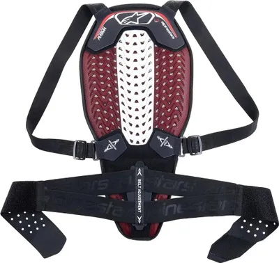 Productafbeelding van Alpinestars Nucleon Plasma rugbeschermer, zwart/wit, maat XS