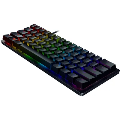 Produktbild von Razer Huntsman Mini, Mini, Kabelgebunden, USB, Optischer Schlüsselschalter, QWERTY, Schwarz