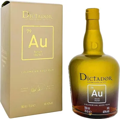 Immagine prodotto di Dictador AURUM Rum colombiano invecchiato 40% Vol. 0,7l in confezione regalo