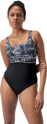 Produktbild von Speedo Shaping Contoureclipse Printed Badeanzug Schwarz,Grau UK 40 Frau Schwarz,Grau UK 40