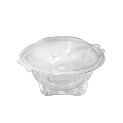 Produktbild von Rundbecher klar mit Deckel 500 ml (PET) [50 Stück]