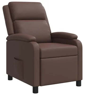 Obrázok produktu pre vidaXL Recliner Brown Imitácia kože