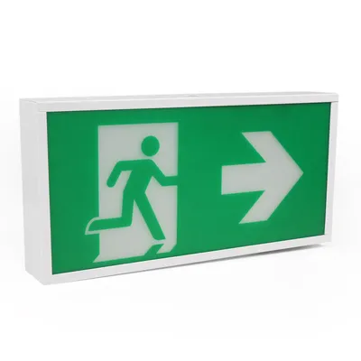 Produktbild von LED Fluchtwegleuchte | Exit Schild | 230V Notausgangsschild | McShine "FL-919", Wandmontage, 25m Erkennungsreichweite