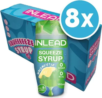 Produktbild von Inlead Squeeze Syrup (8x65ml) Waldmeister - Funktionelle Lebensmittel - Geschmacksstoffe/Süßstoffe