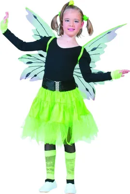 Produktbild von Fantasie Kostüm Petticoat Tüllrock für Mädchen - Neon Grün